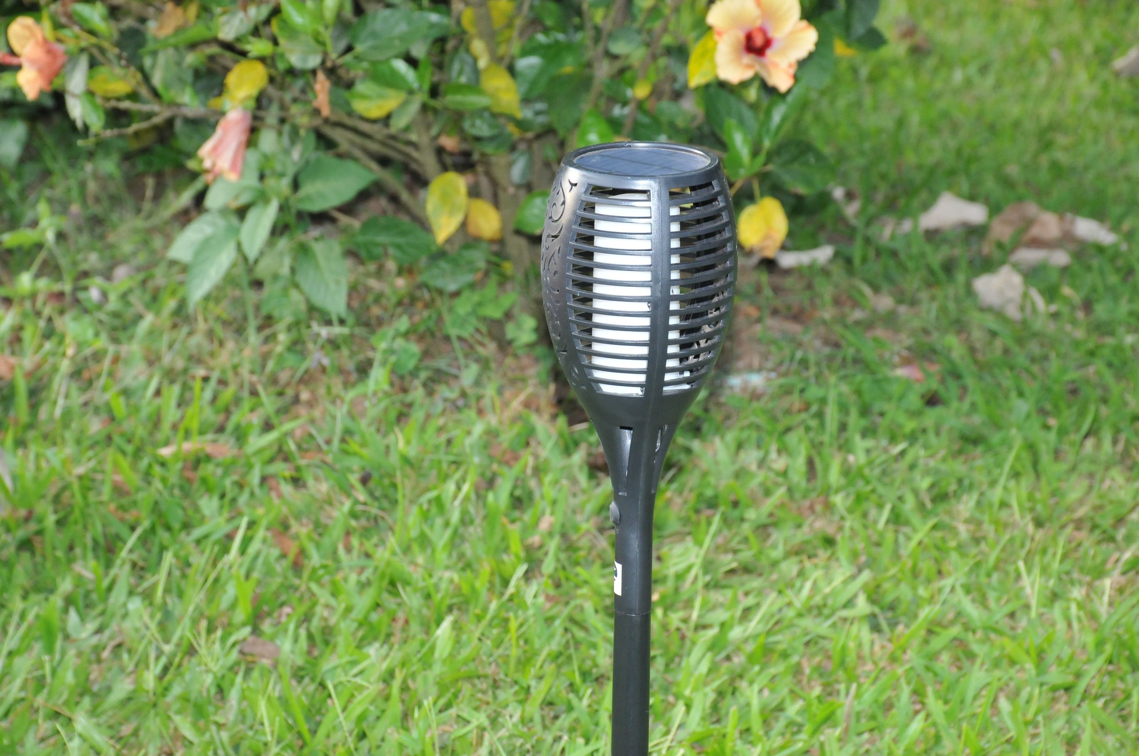 Solar Garden Fire Burn LED Light - TTSGFBL05W ( Pack Of 2 )