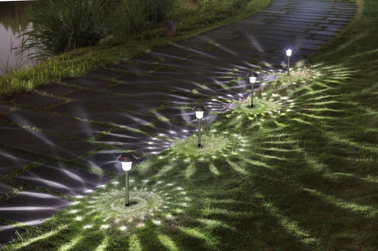 Solar Moonlit Pathway Garden Light- TSMPL2W (Pack Of 2)
