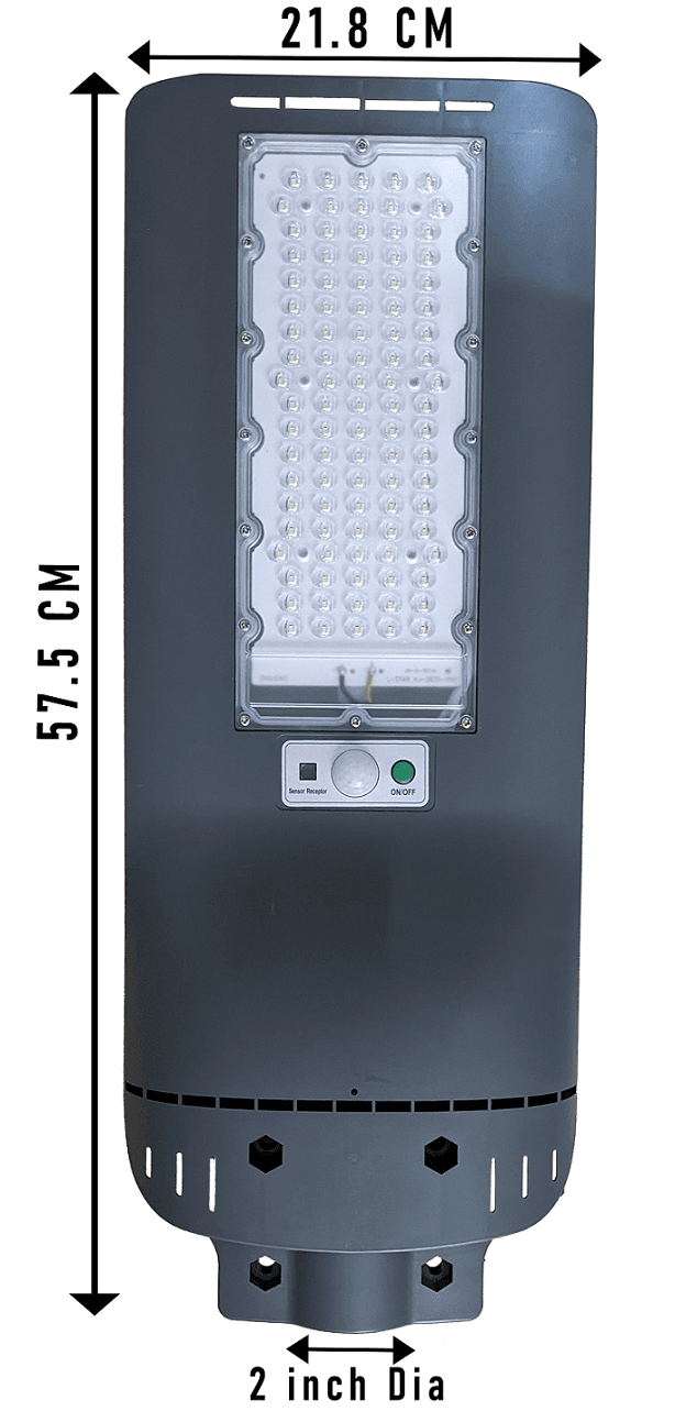 Solar Street Light 60 Watt LED Chip Owl Series Motion Sensor