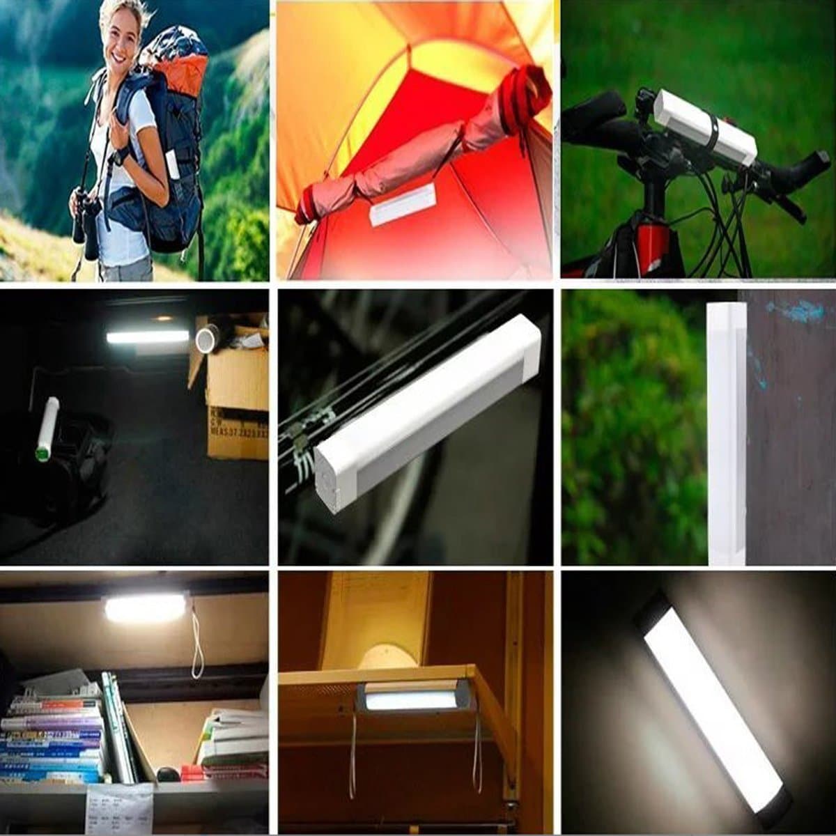 Solar Emergency Tube Light 8 Watt - White