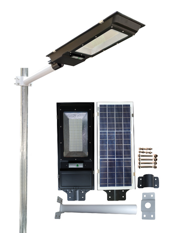 solar street lights working principle
