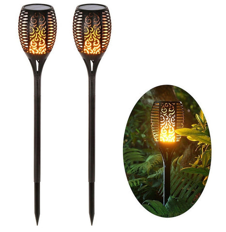solar fire burn garden light
