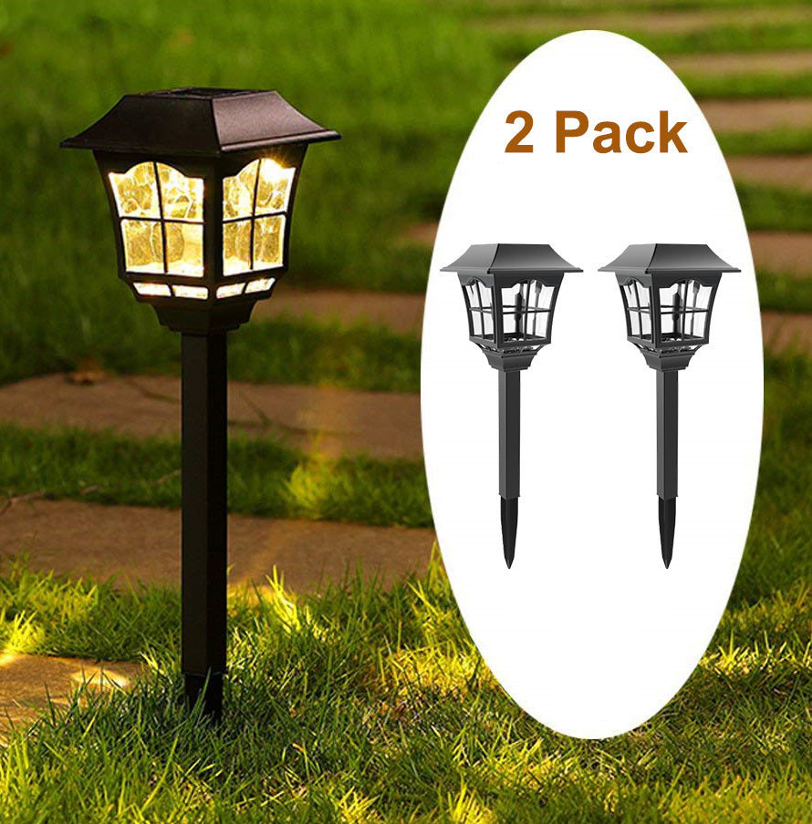 Solar European Pathway Light- TTSEMPL2W (Pack of 2)