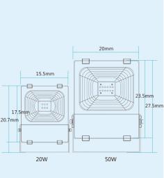 Solar Flood Light 20 Watt - TTSFL20W - tapetum.in