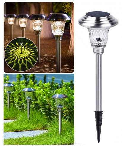 Solar Moonlit Pathway Garden Light- TSMPL2W (Pack of 2)