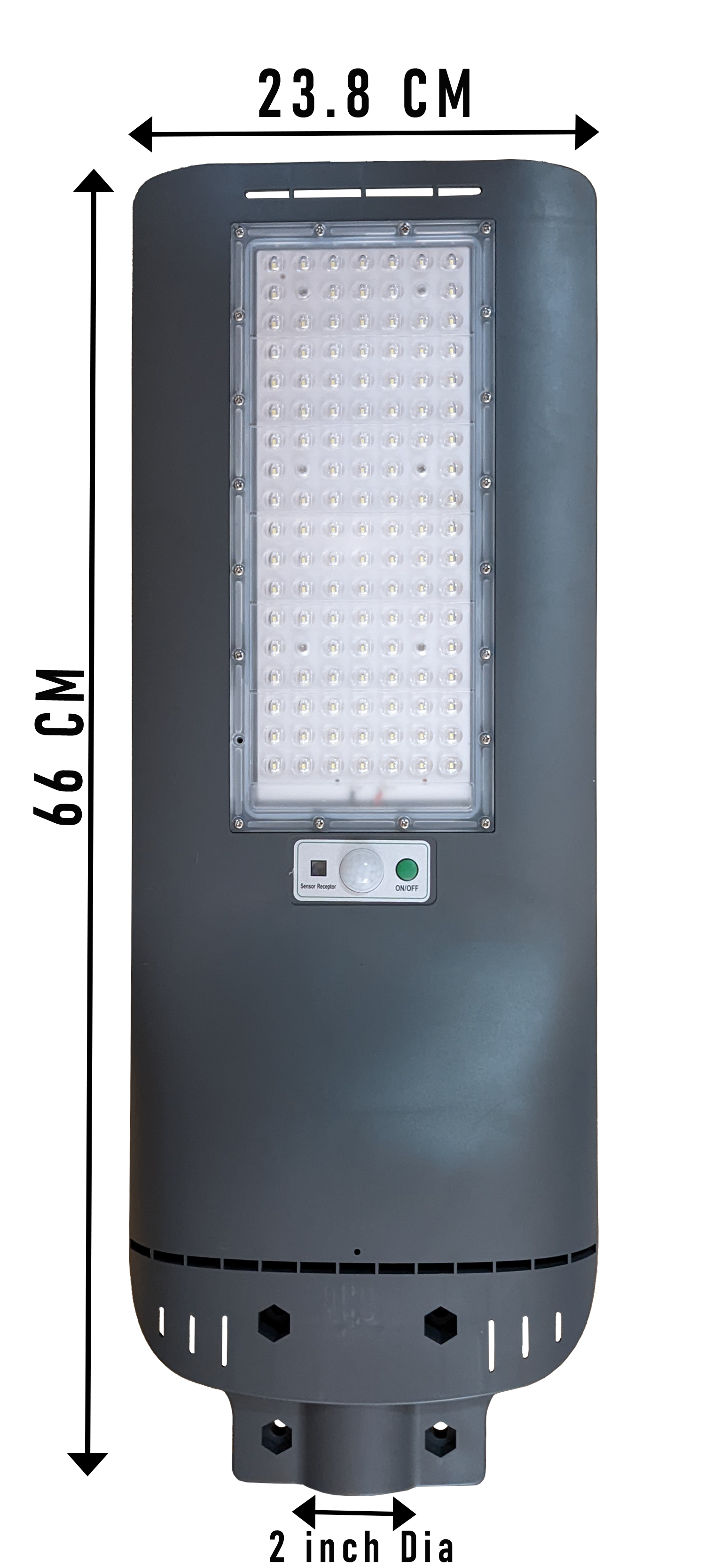 Solar Street Light 80 Watt LED Chip Owl Series Motion Sensor - TTASLM80W