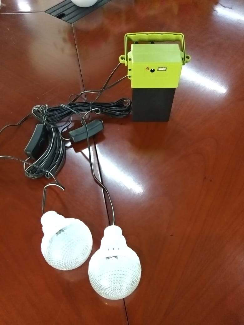 Solar Emergency Home Light with 3 Bulb - TTSEHL3W (Pack of 6) - tapetum.in