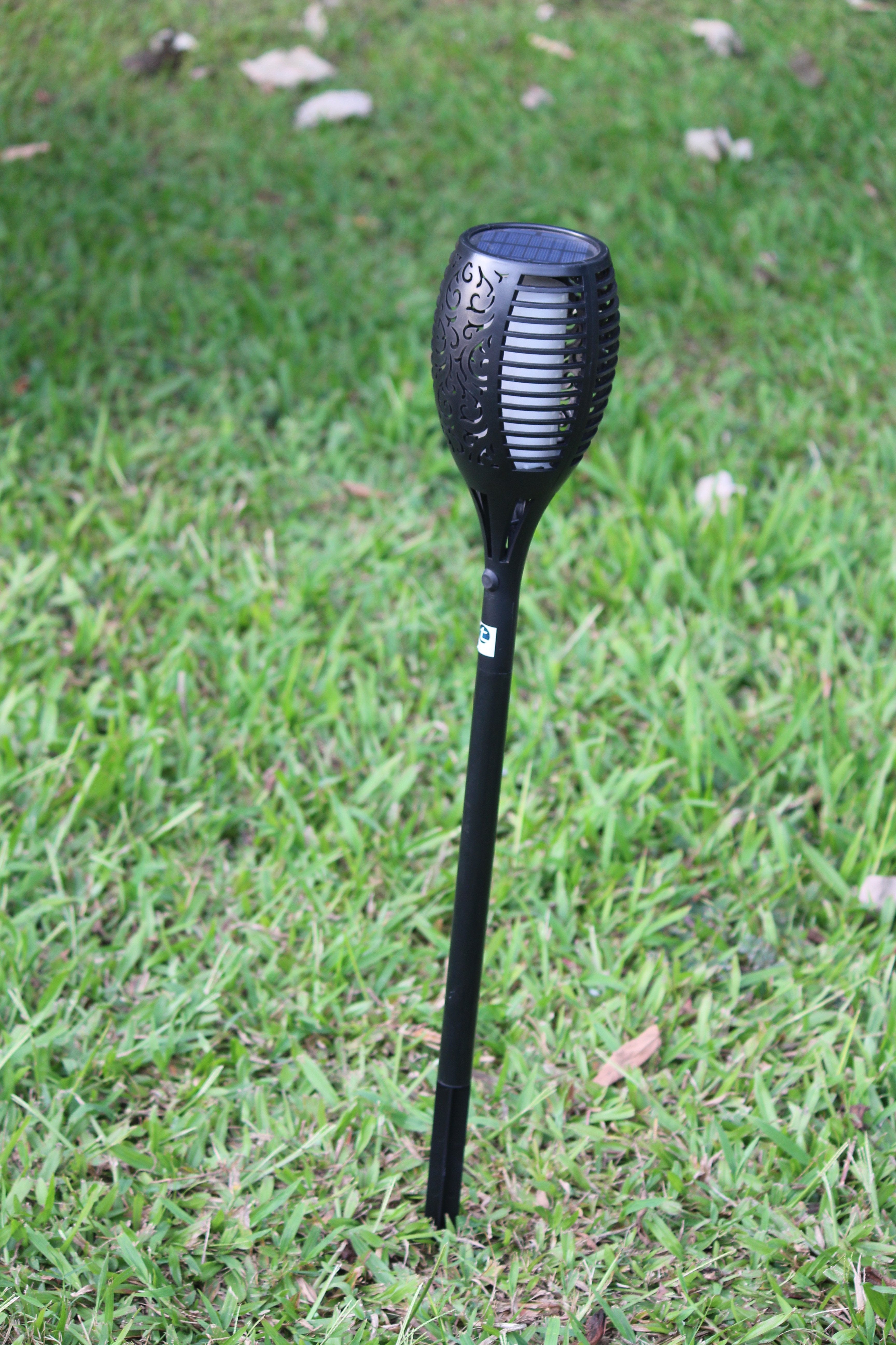 Solar Garden Fire Burn LED Light - TTSGFBL05W - tapetum.in