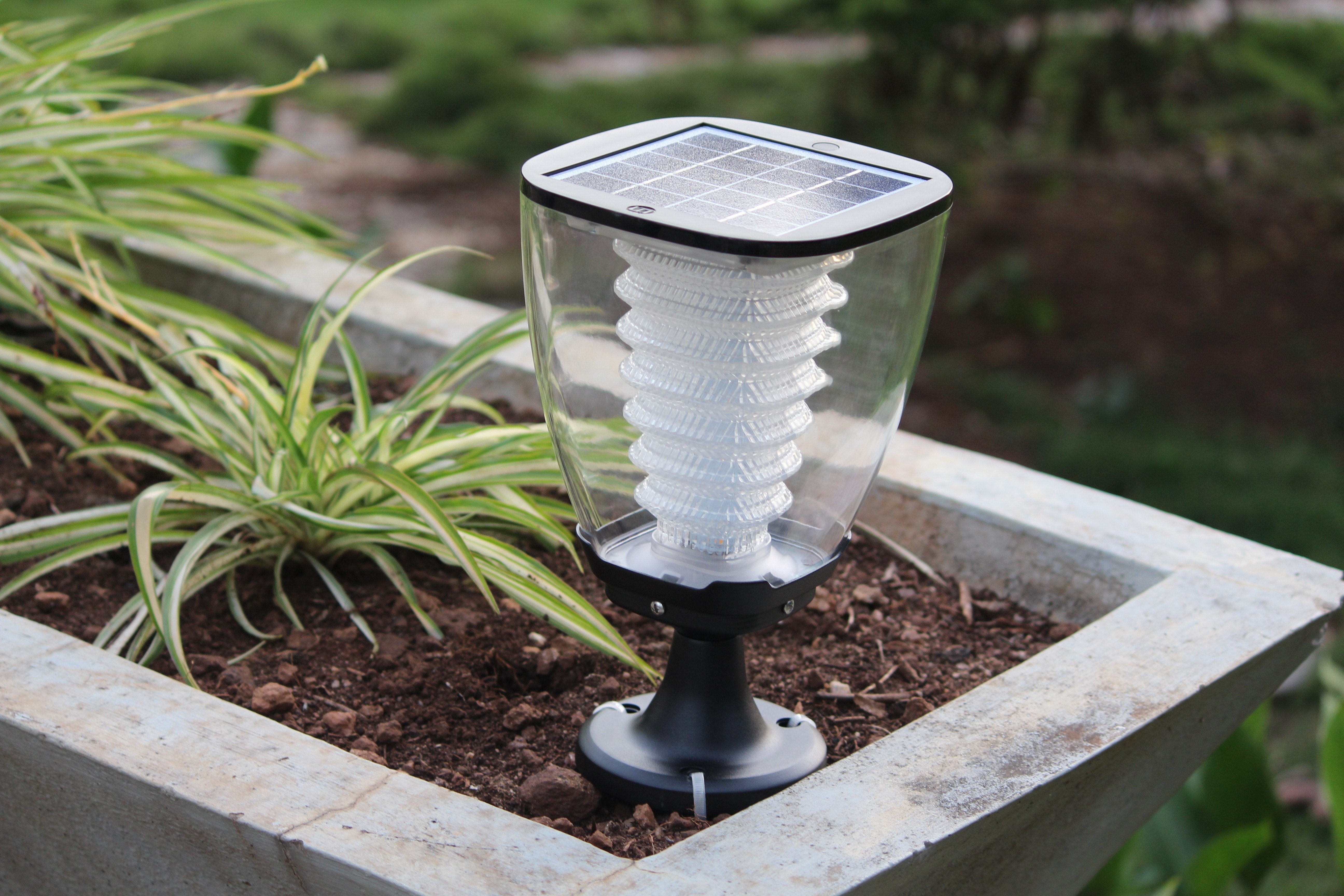 Solar Gate Light - Warm White - TTSGL2W (Pack of 2) - tapetum.in
