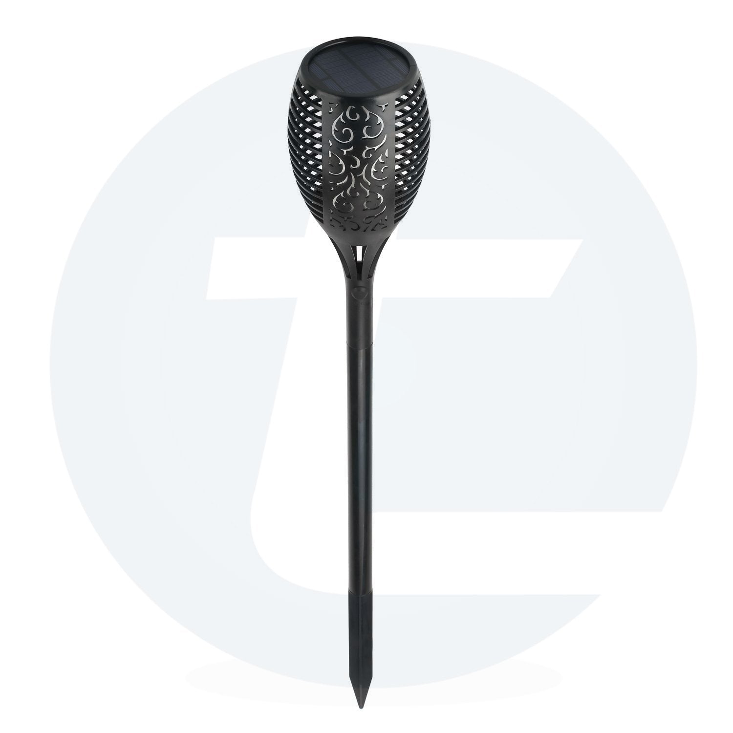 Solar Garden Fire Burn LED Light - TTSGFBL05W - tapetum.in