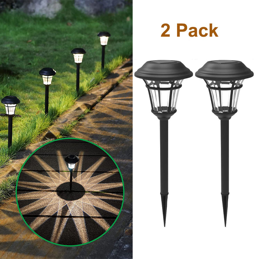 Solar Starlit Pathway Garden Light- TTSSPL2W (Pack of 2)