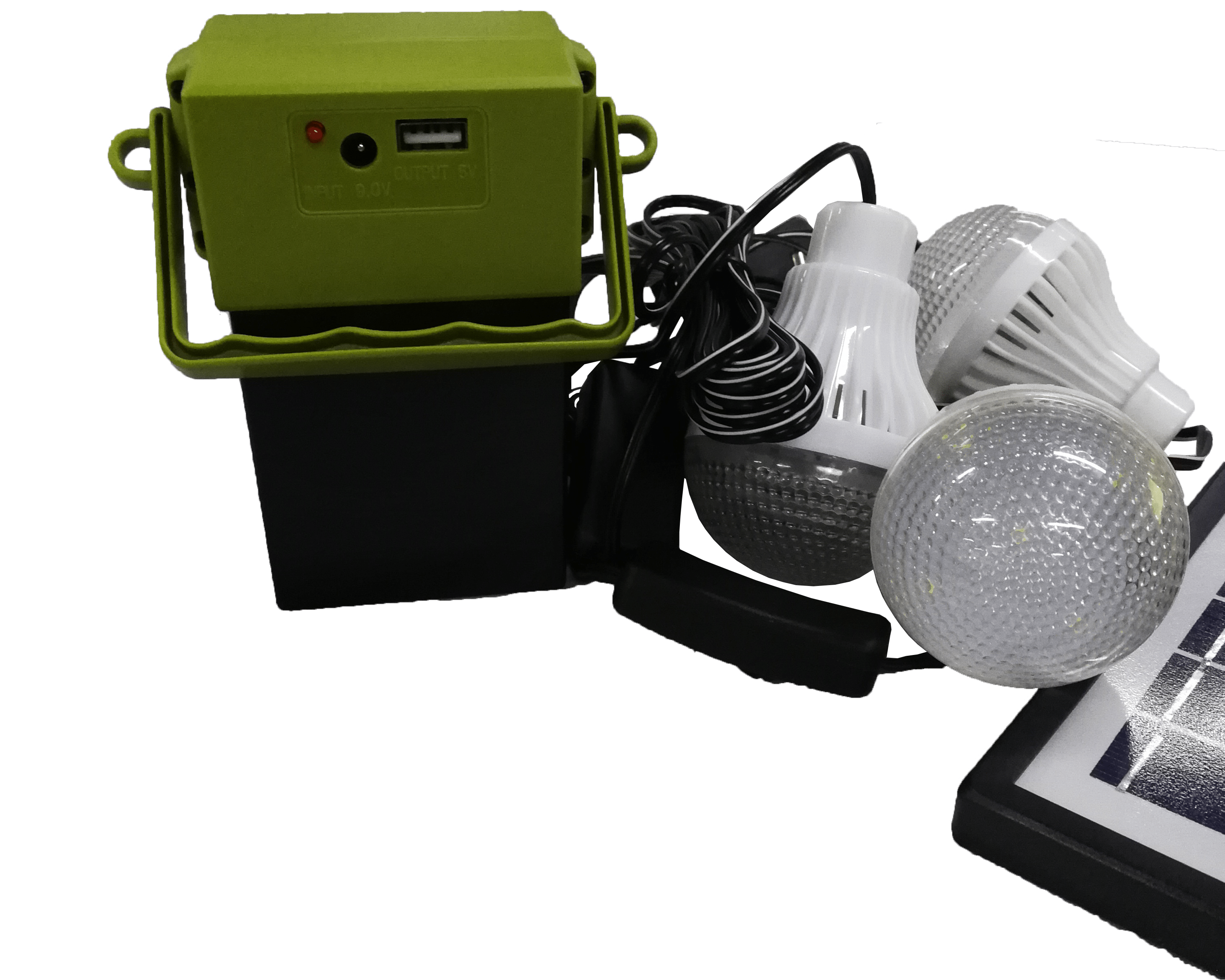 Solar Emergency Home Light with 3 Bulb - TTSEHL3W (Pack of 6) - tapetum.in
