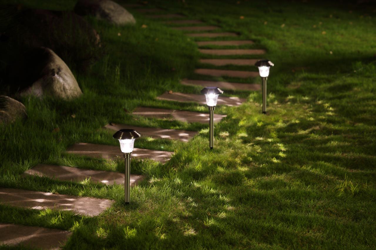 Solar Moonlit Pathway Garden Light- TSMPL2W (Pack of 2)